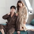 couple pajamas autumn and winter coral fleece