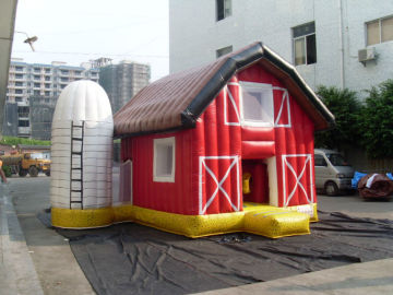 inflatable bouncy house/red inflatable house/cute house tent