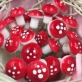 10pcs Mini Foam Mushroom Artificial Plant Flowers For Wedding Fungus Decoration DIY Wreath Gift Scrapbooking Craft Bacterium