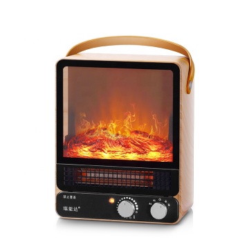 Wholesale Fast Heating Home Decoration Small Indoor Portable Mini Space Heater Electric Stove Fire Place Fireplace