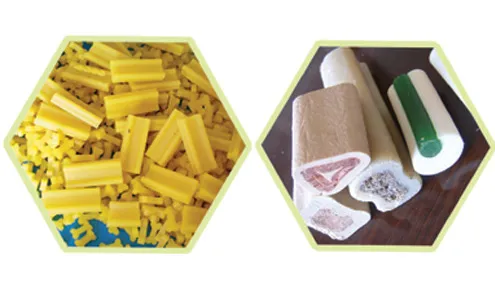 Double color dog chewing machine pet chews machine