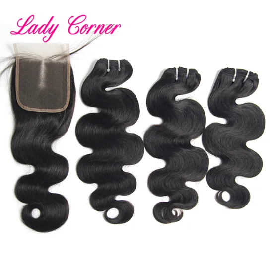 Body wave 10a grade Peruvian hair overnight shipping raw peruvian hair bundle virgin peruvian human hair with closure