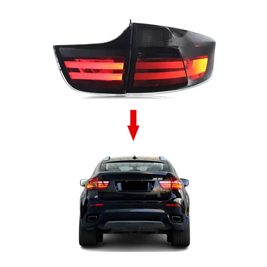 XT Upgrade LED Tail Light Assembly for BMW X6 E71 2008-2014 Plug and Play