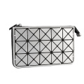 2021 Ringer Neue Laser Matte Kette Tasche Multi-Color PU Reißverschluss Damen Hand Square Bag