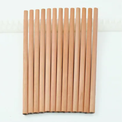 Pencil Factory Supply 7'' Standard Size Raw Material Wood Blank Pencils in Bulk