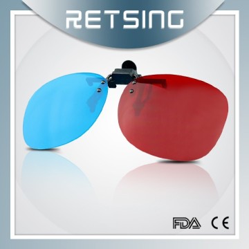 Vogue Convenient Red Blue Clip On 3D Glasses