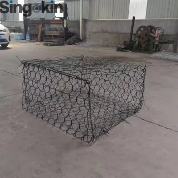 High Quality Heavy Galvanized Hexagonal Gabion Baskets Wire Mesh (80x100mm, 2.7mm, 3mm Wire)