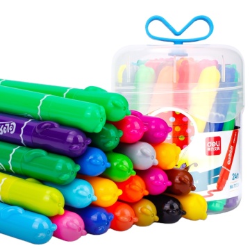 Deli 70729 1152pcs Watercolor Pen Set for Children, 48 Barrels Each with 24 Round-Headed Pens