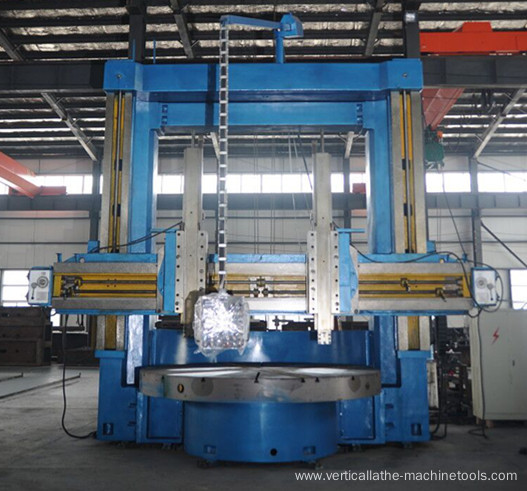 Cnc single frame vertical lathe machine