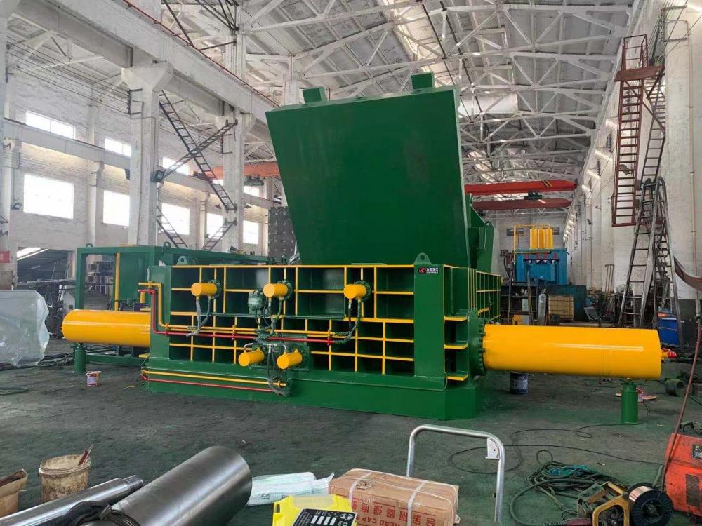 Scrap Processing Metal Sheets Pipes Tubes Baling Machine