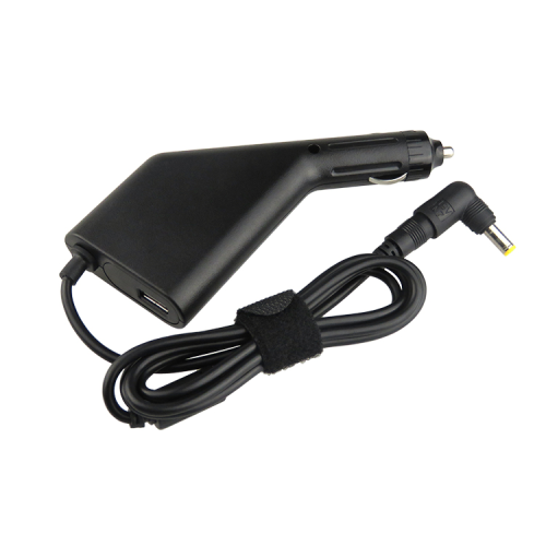 Laptop Autolader Oplaadkabel USB-oplaadpoort