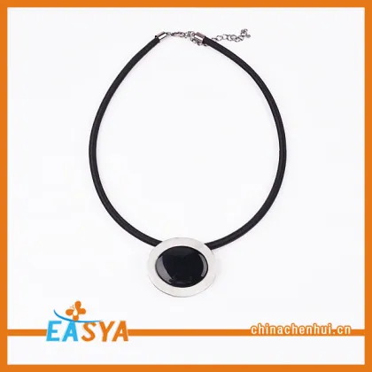 Type Crystal Necklace Black Chian Black Crystal Necklace