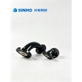Колено из глиноземной керамики с облицовкой SINHO