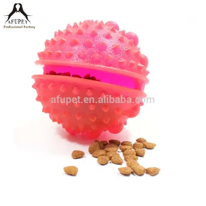 Pet leakage ball toy for snack food