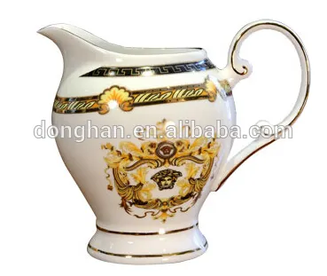 high quality white bone china milk jar
