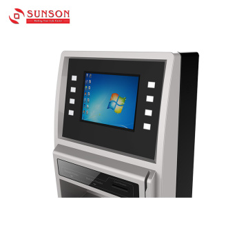 Kartu Bank Wall-mount ATM non tunai dengan AD Player