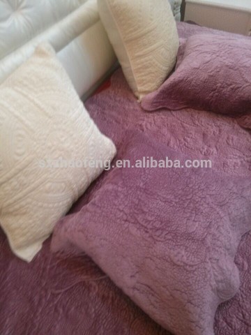 dyed velveteen fabric for pillow