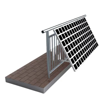 Adjustable Solar Panel Balcony Mounting Brackets: 25-45 Degree Angle System