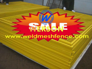 Werson Australia Temporary mesh Fence-powder coated