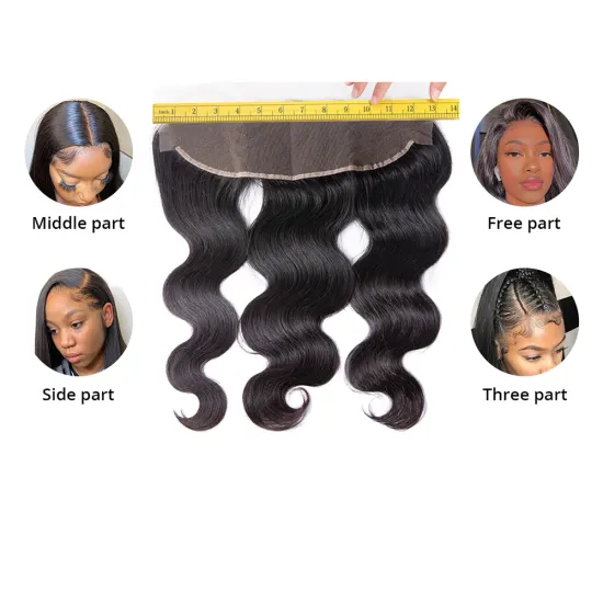 GShair Invisible HD 4X4 5X5 Transparent Swiss Lace Closure
