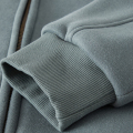 Βαρύ παχύ στερεό χρώμα αμερικανικό φερμουάρ hoodie
