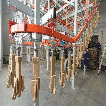 Lost wax casting equipment automatic shell drying line