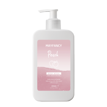 daily use moisturizing body wash with peach fragrance