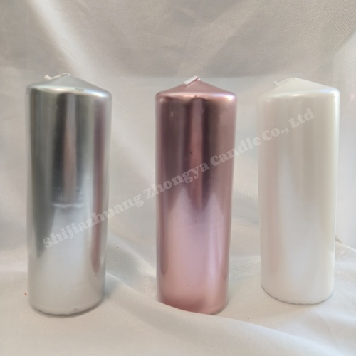 Wholesale Best Quality church votive colorful pillar candle