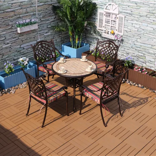 Modern Aluminium Garden Dining Set for Outdoor Furniture