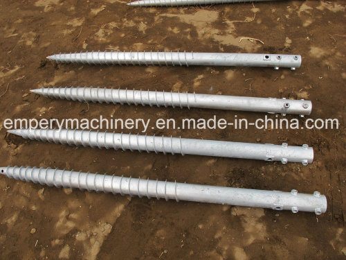 Ground Screw Anchor for Solar Power Plant