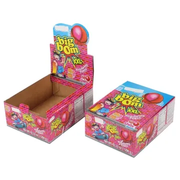 Perforated Corrugated Tear Off Display Box For Snacks