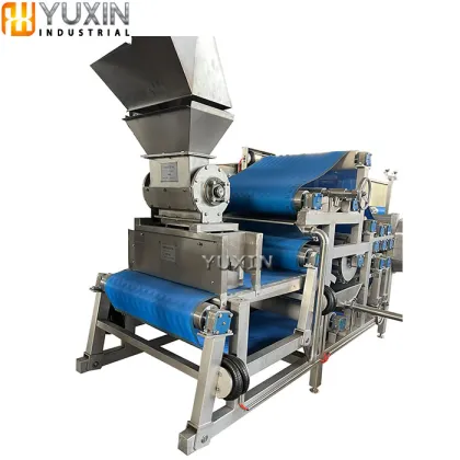 Industrial Apple Juice Press Equipment: Screw Press and Double Belt Press for Fruit Juice