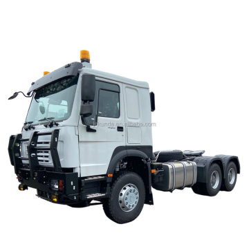 ใหม่ล่าสุดของจีน Sinotruck Howo 380hp 6x4 10 รถบรรทุกรถเทรลเตอร์ล้อพร้อมการส่งออกรถพ่วง