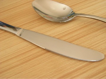 Three-piece Titanium tableware for Outdoor Activities