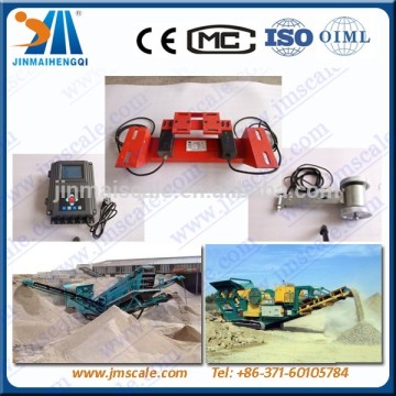 Lightweight and durable conveyor belt scale