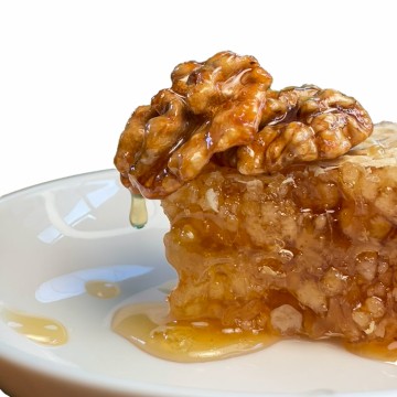 Nueces de nuez glaseadas con miel natural