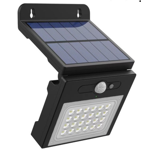 Opvouwbare zonnewandlampen tuin met montionsensor