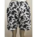 Cow print men's beach shorts