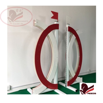 Aluminum Horse Show Jumping Jumps Stands Equestrian Jumps Wing" could be shortened and refined to:

"Aluminum Equestrian Jumping Jumps with Wings