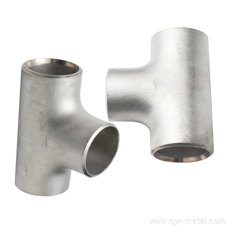 High Strength Titanium Tee Pipe Fittings for Chemical