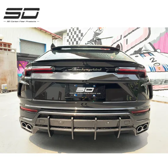 Urus TC Style Carbon Fiber Full Set Body Kit - Front Bumper, Side Skirt, Rear Bumper