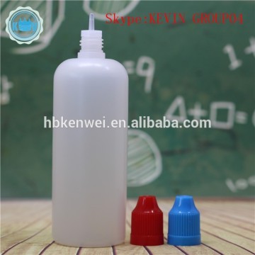2016 china supplier 120ml pe essential oil dropper bottle with childproof cap