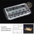 plastic pvc sushi snack food tray box