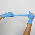 nitrile powder free examination glove blue size S