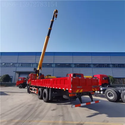 DONGFENG 6x4 Xugong 14 tons truck mounted crane