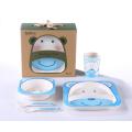 5pcs kids dinnerware set square shaped