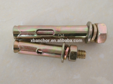 HDG sleeve anchor bolt with hex nut made in china hebei