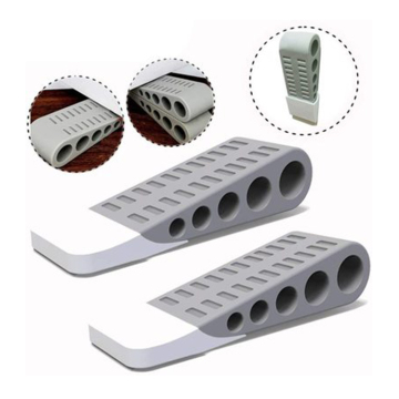 Wedge Security Heavy Duty Grey Gummi -Türstopper für alle Bodentypen