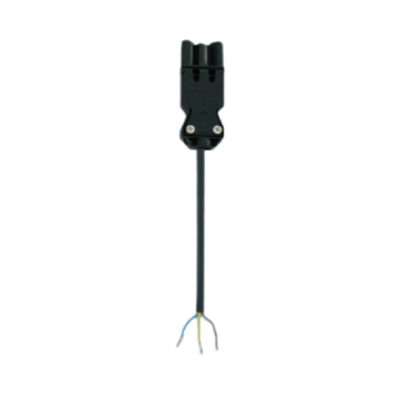 Customizable 3-Pole Connector Cable with Female SCHUKO Plug - Adjustable Length