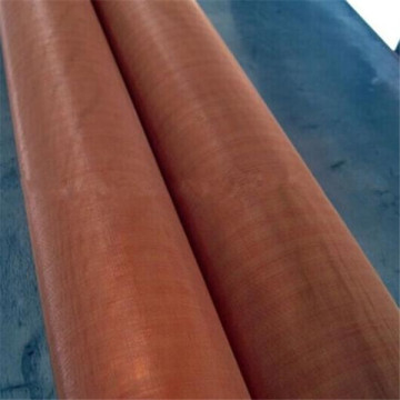 Malla de alambre tejida en material de cobre
